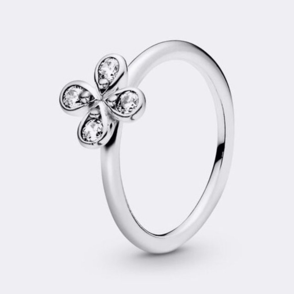 Pandora Four-Petal Flower Ring